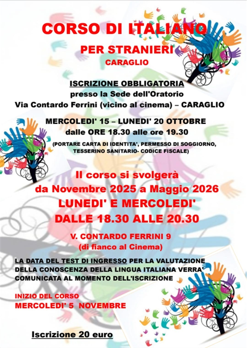 Corso di Italiano per stranieri