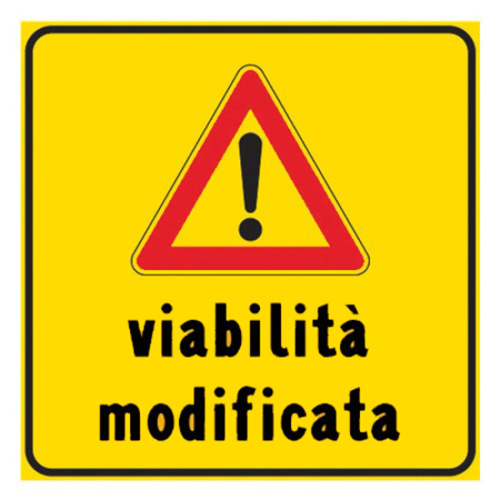 MODIFICA VIABILITA' via Cuneo causa lavori